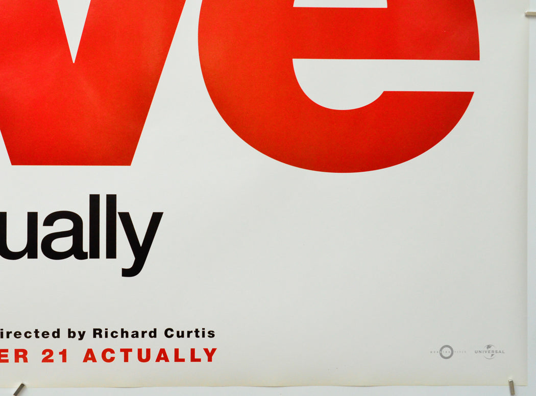 Love Actually (Bottom Right) Cinema Quad Movie Poster 