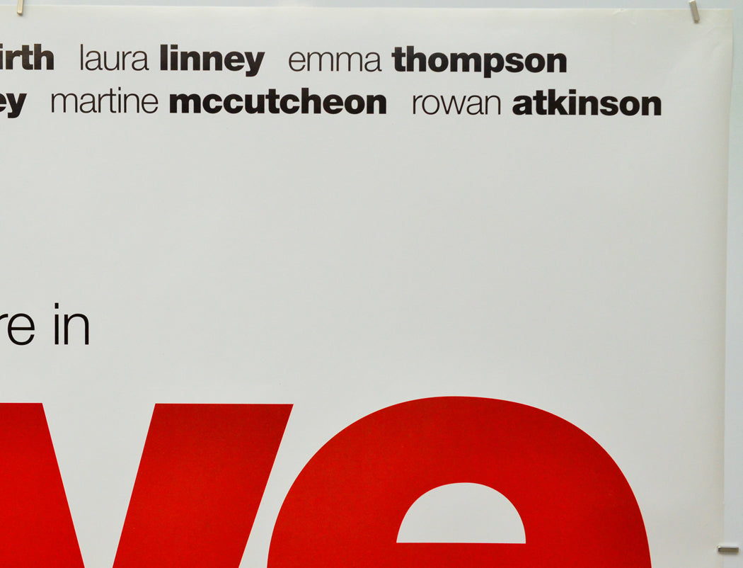 Love Actually (Top Right) Cinema Quad Movie Poster 