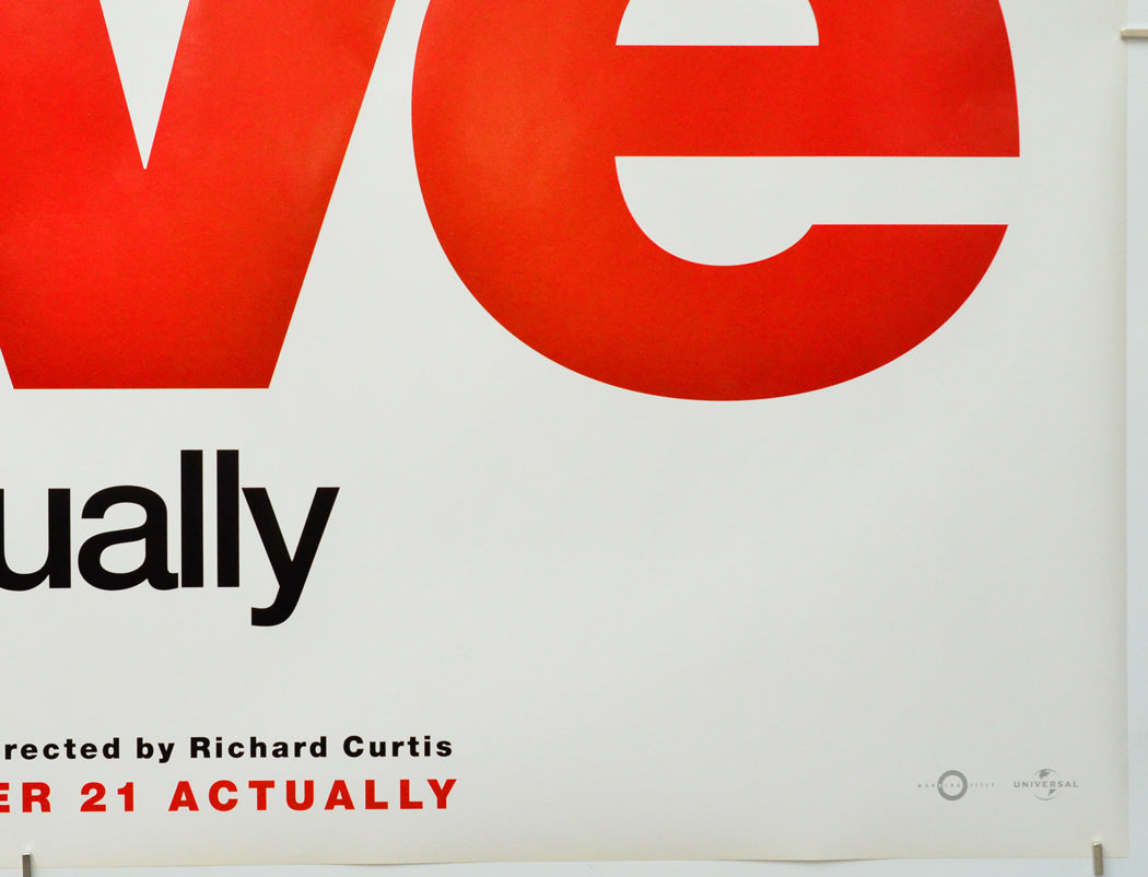 Love Actually (Bottom Right) Cinema Quad Movie Poster 