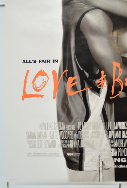 LOVE AND BASKETBALL (Bottom Left) Cinema One Sheet Movie Poster 