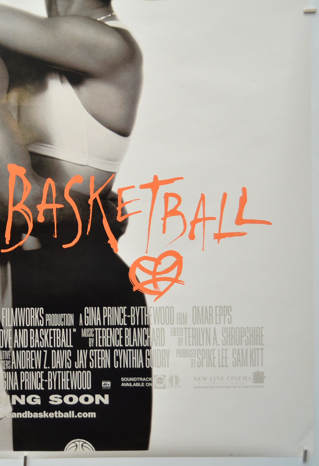 LOVE AND BASKETBALL (Bottom Right) Cinema One Sheet Movie Poster 