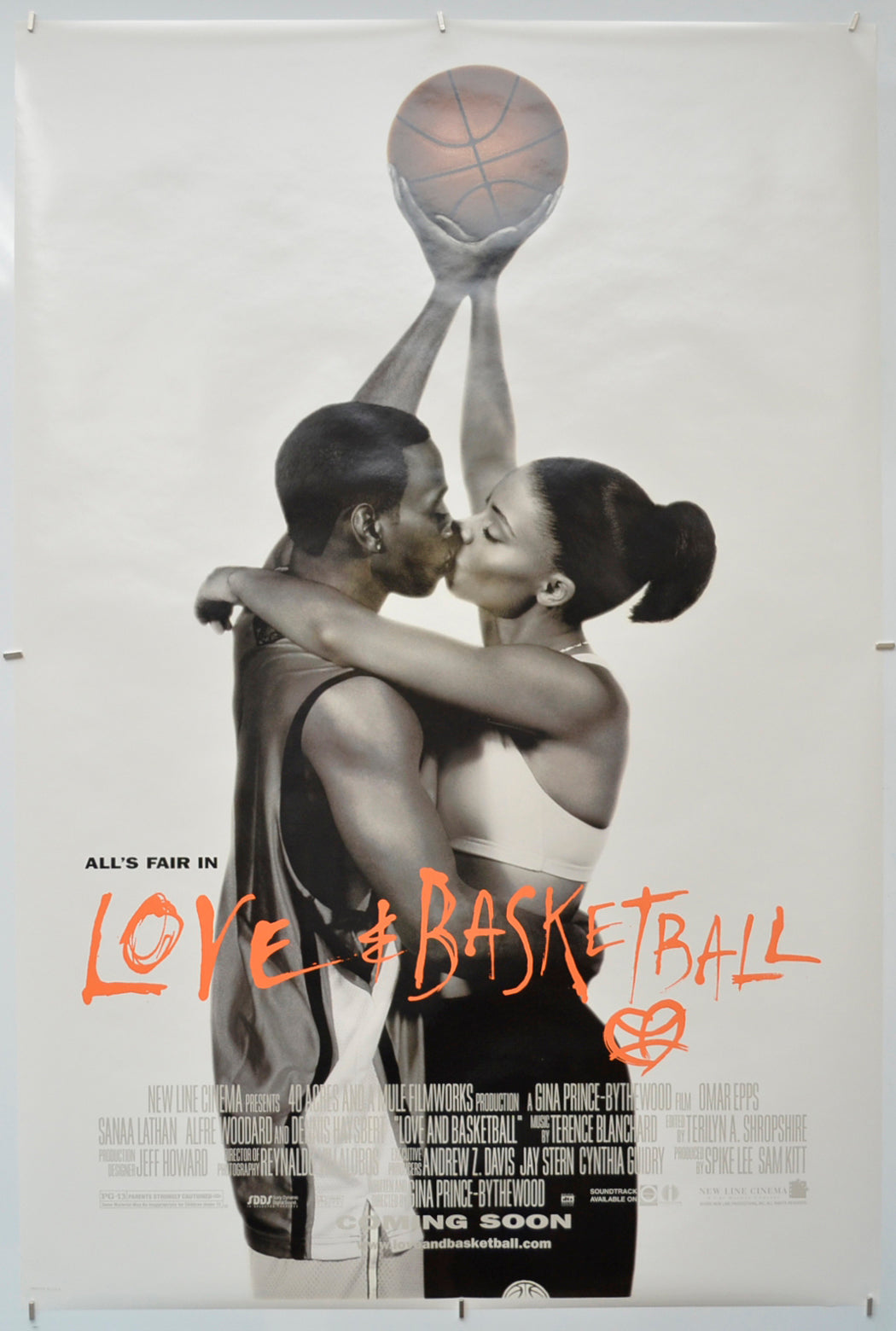 Love and Basketball - Original One Sheet Poster - Film Poster - Movie Poster