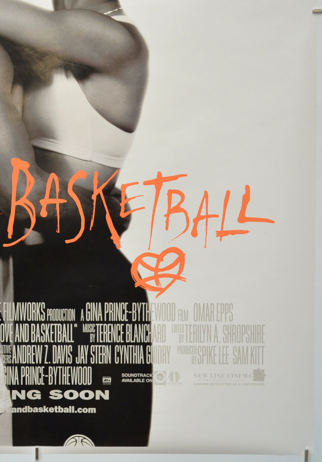 LOVE AND BASKETBALL (Bottom Right) Cinema One Sheet Movie Poster 