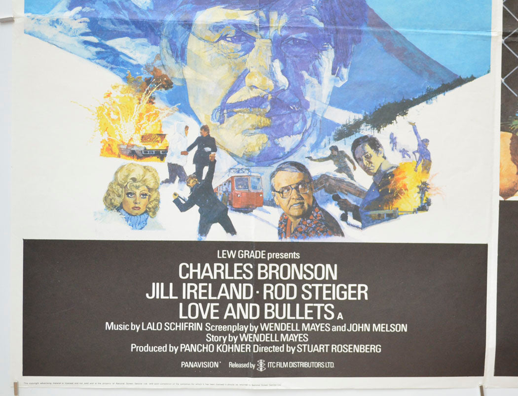 LOVE AND BULLETS / THE DOMINO KILLINGS (Bottom Left) Cinema Quad Movie Poster 