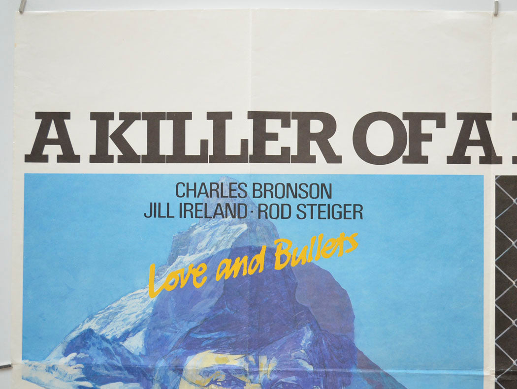 LOVE AND BULLETS / THE DOMINO KILLINGS (Top Left) Cinema Quad Movie Poster 