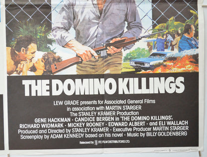 LOVE AND BULLETS / THE DOMINO KILLINGS (Bottom Right) Cinema Quad Movie Poster 