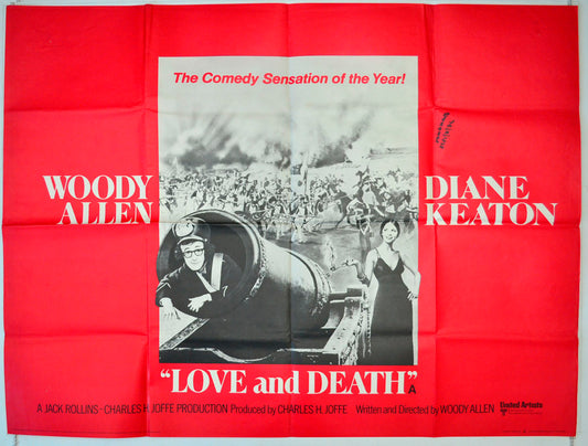 Love And Death Original British Quad Poster - Movie Poster