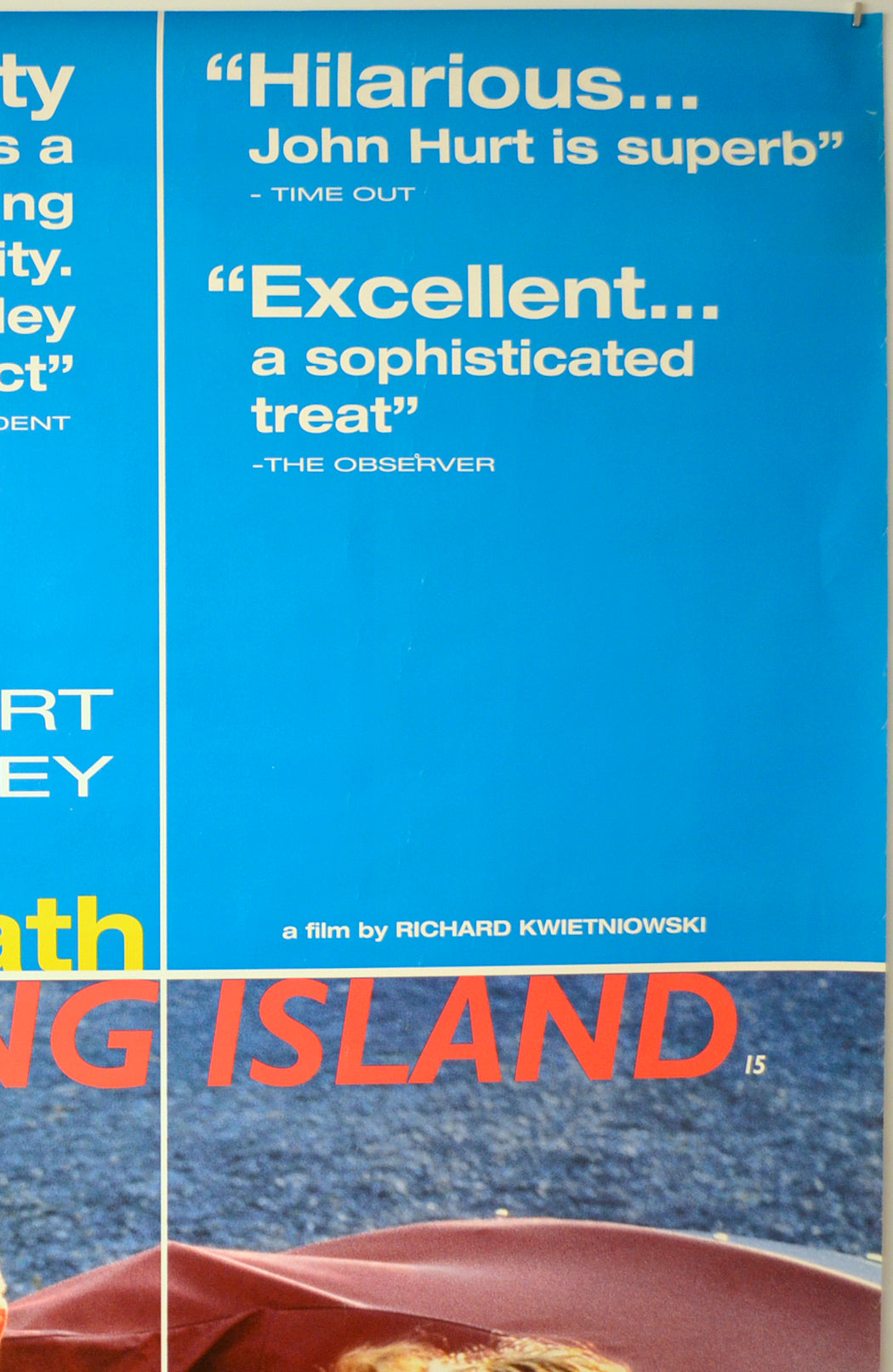 LOVE AND DEATH ON LONG ISLAND (Top Right) Cinema 4 Sheet Movie Poster 