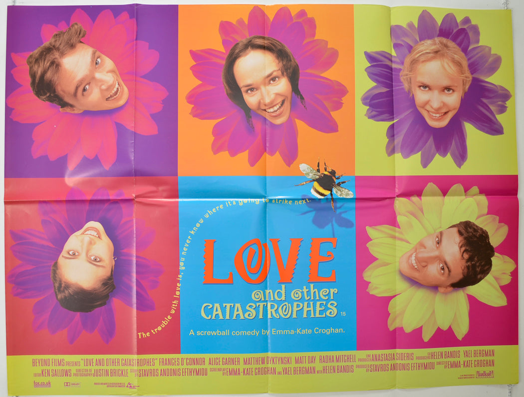 Love And Other Catastrophes   Original Quad Poster - Film Poster - Movie Poster 