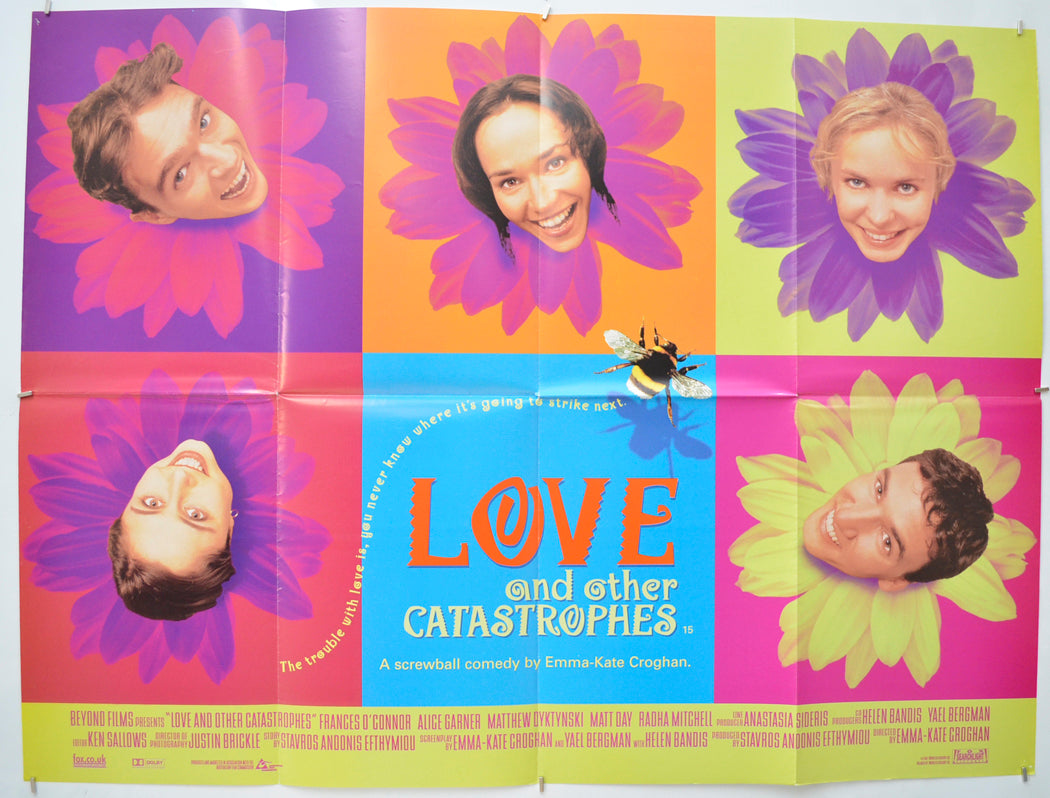 Love And Other Catastrophes Original Quad Poster - Film Poster - Movie Poster