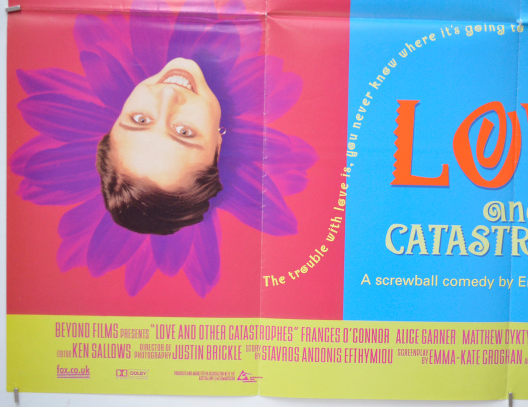 LOVE AND OTHER CATASTROPHES (Bottom Left) Cinema Quad Movie Poster 