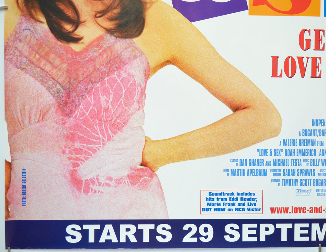 LOVE AND SEX (Bottom Left) Cinema Quad Movie Poster 