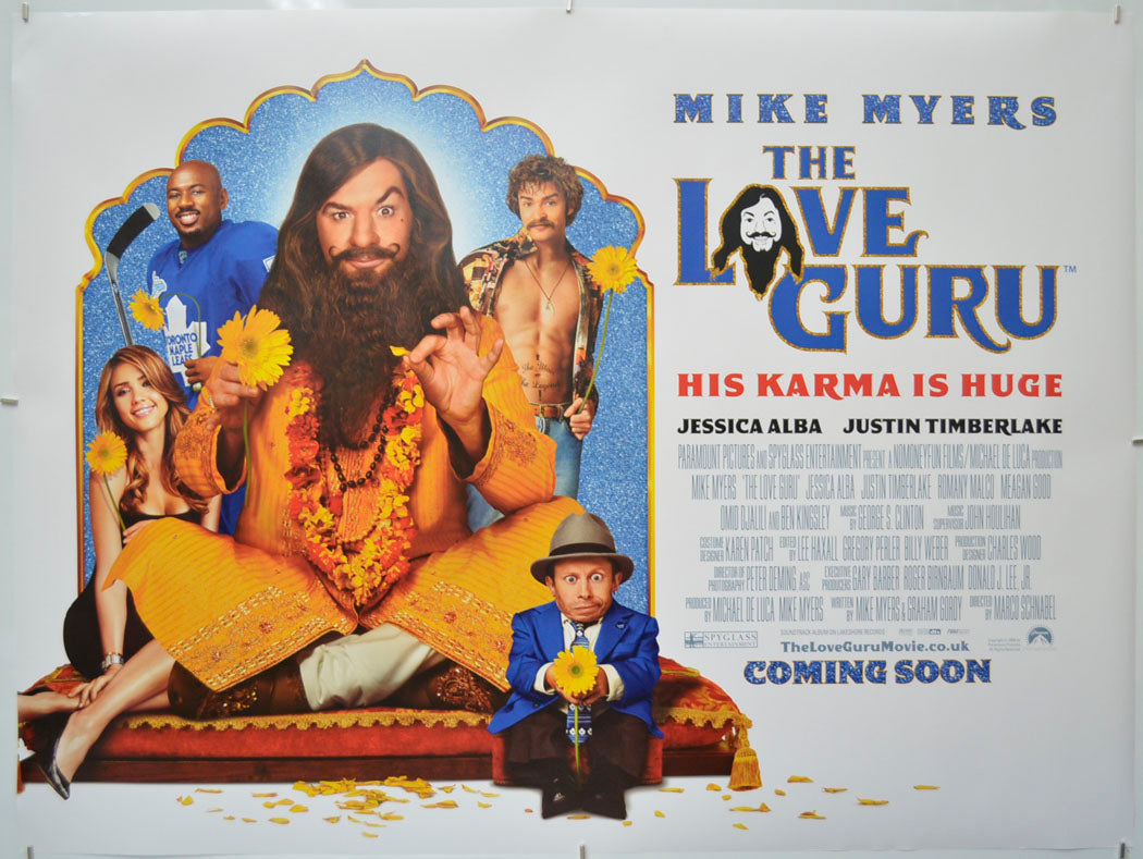 The Love Guru Original Quad Poster - Film Poster - Movie Poster