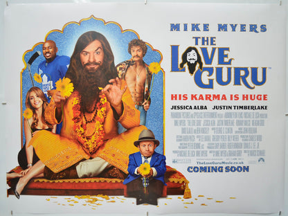 The Love Guru Original Quad Poster - Film Poster - Movie Poster