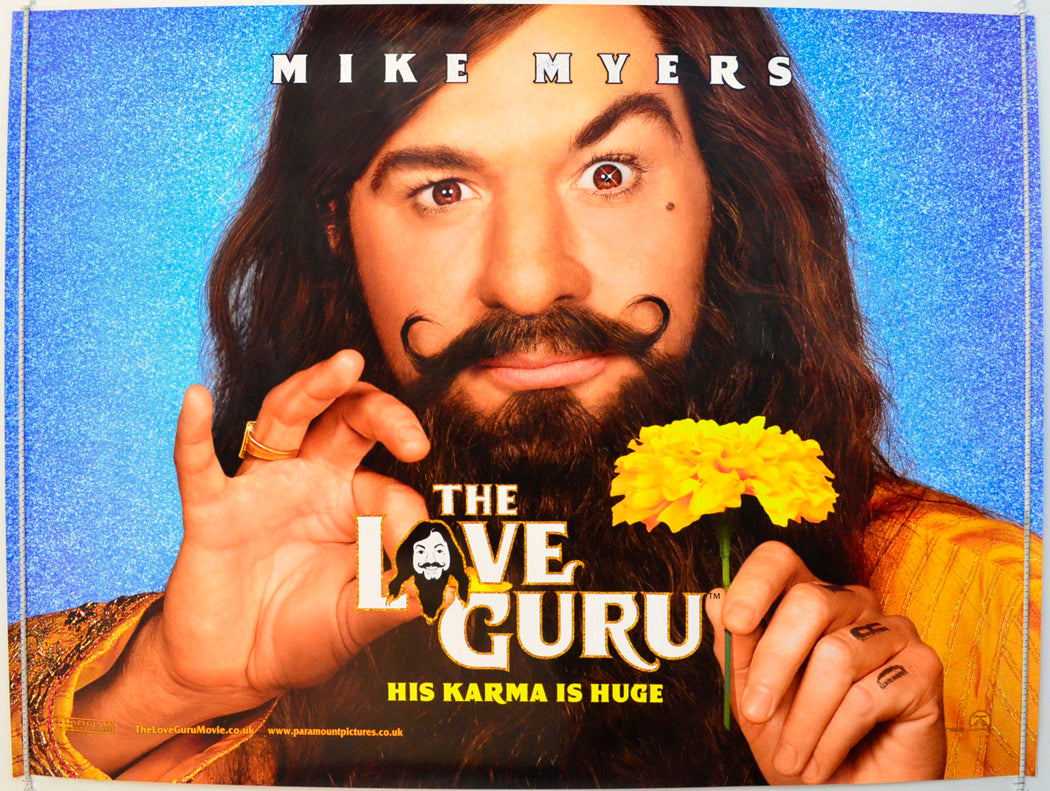 The Love Guru  (Teaser / Advance Version)   Original British Quad Poster - Film Poster - Movie Poster 