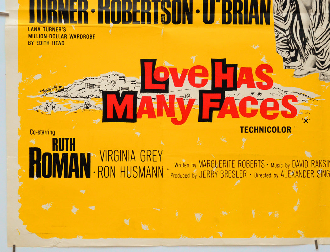 Love Has Many Faces (Bottom Left) Cinema Quad Movie Poster 
