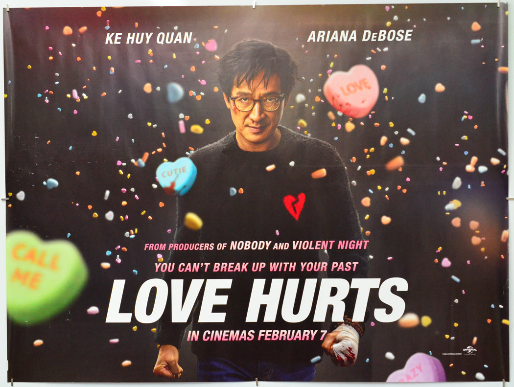 Love Hurts - Original Quad Poster - Film Poster - Movie Poster