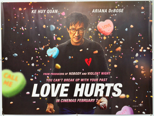 Love Hurts - Original Quad Poster - Film Poster - Movie Poster