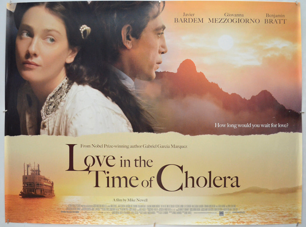 Love In The Time Of Cholera  Original Quad Movie Poster  