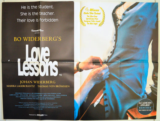 Love Lessons  (a.k.a. Lust och fägring stor)    Original British Quad Poster - Film Poster - Movie Poster 