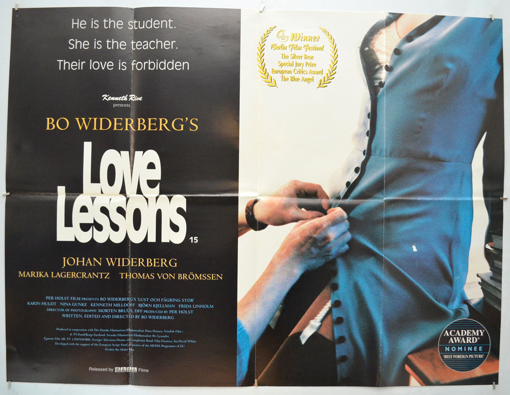 Love Lessons (a.k.a. Lust och fägring stor)  Original Quad Poster - Film Poster - Movie Poster