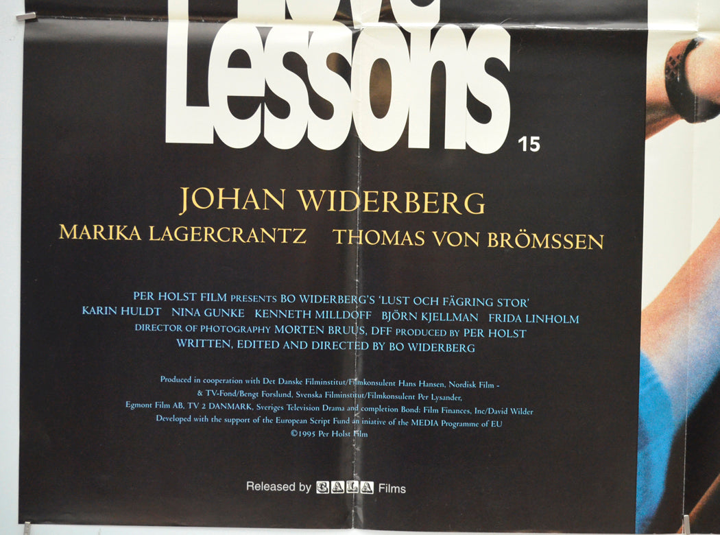 LOVE LESSONS (Bottom Left) Cinema Quad Movie Poster 