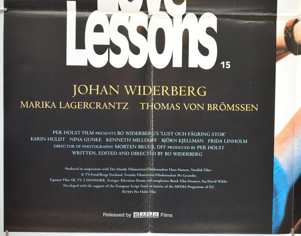 LOVE LESSONS (Bottom Left) Cinema Quad Movie Poster 