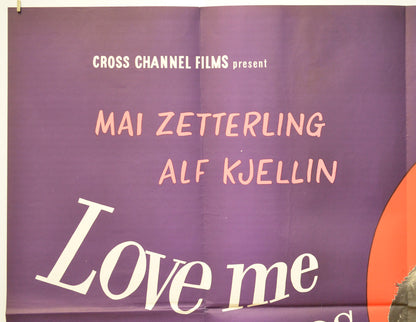 LOVE ME AS LONG AS YOU LIKE (Top Left) Cinema Quad Movie Poster 