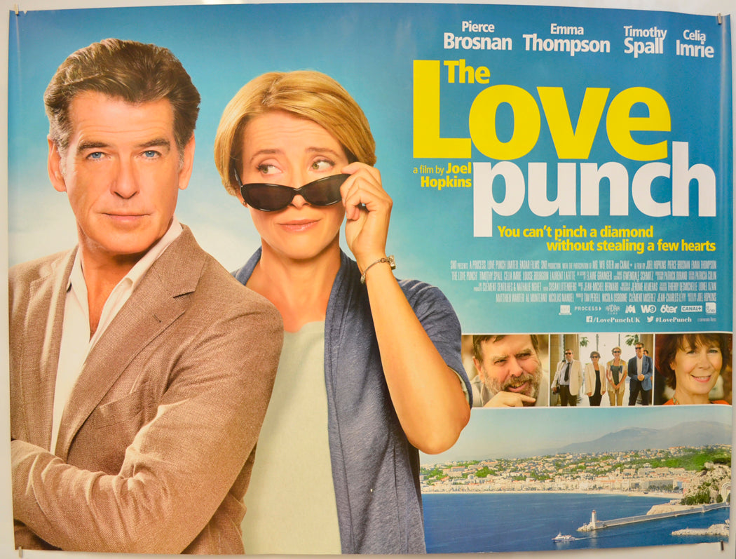 The Love Punch  Original Quad Poster - Film Poster - Movie Poster