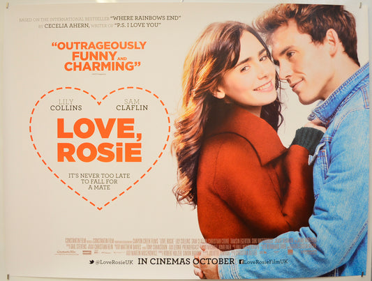 Love, Rosie  Original Quad Poster - Film Poster - Movie Poster