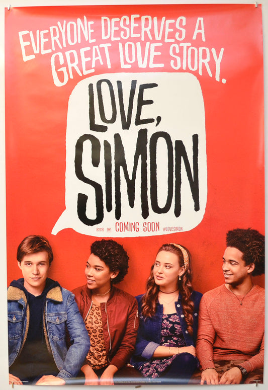 Love, Simon (Teaser / Advance Version)  Original One Sheet Poster - Film Poster - Movie Poster