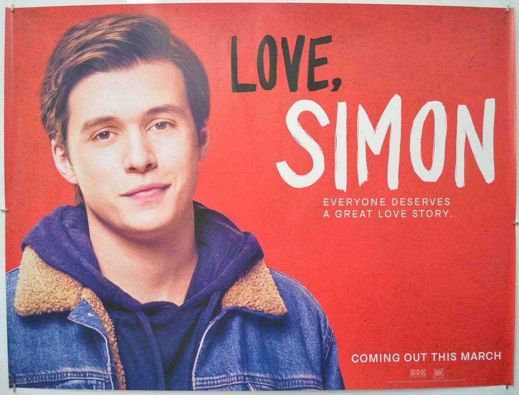 Love, Simon Original Quad Poster - Film Poster - Movie Poster