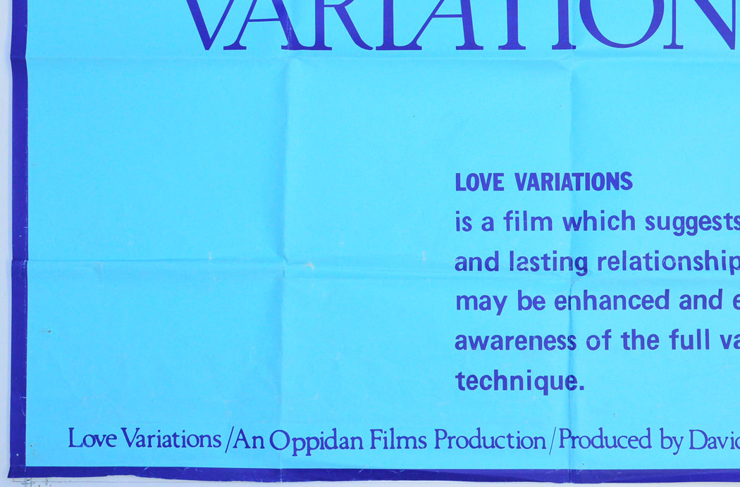 LOVE VARIATIONS (Bottom Left) Cinema Quad Movie Poster 