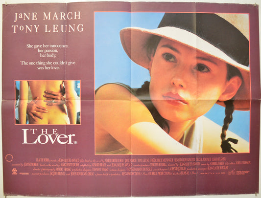 The Lover (a.k.a. L'amant)  Original Quad Poster - Film Poster - Movie Poster