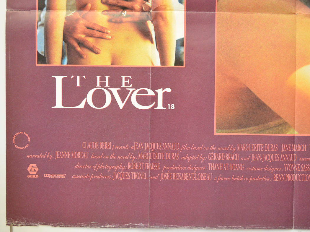 THE LOVER (Bottom Left) Cinema Quad Movie Poster 