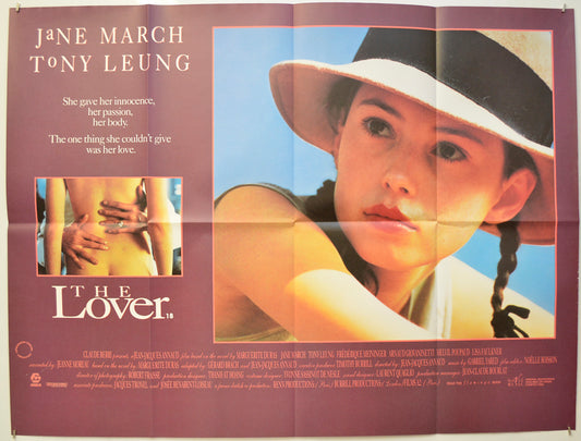 The Lover (a.k.a. L'amant)  Original Quad Poster - Film Poster - Movie Poster