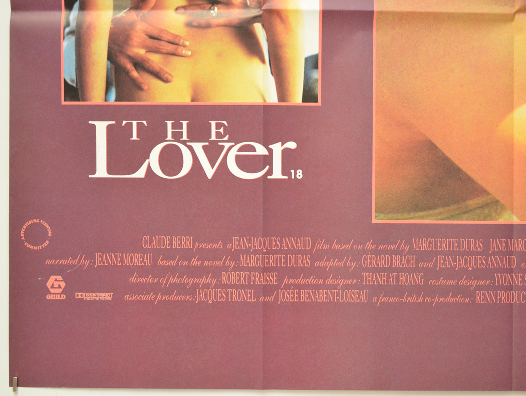 THE LOVER (Bottom Left) Cinema Quad Movie Poster 