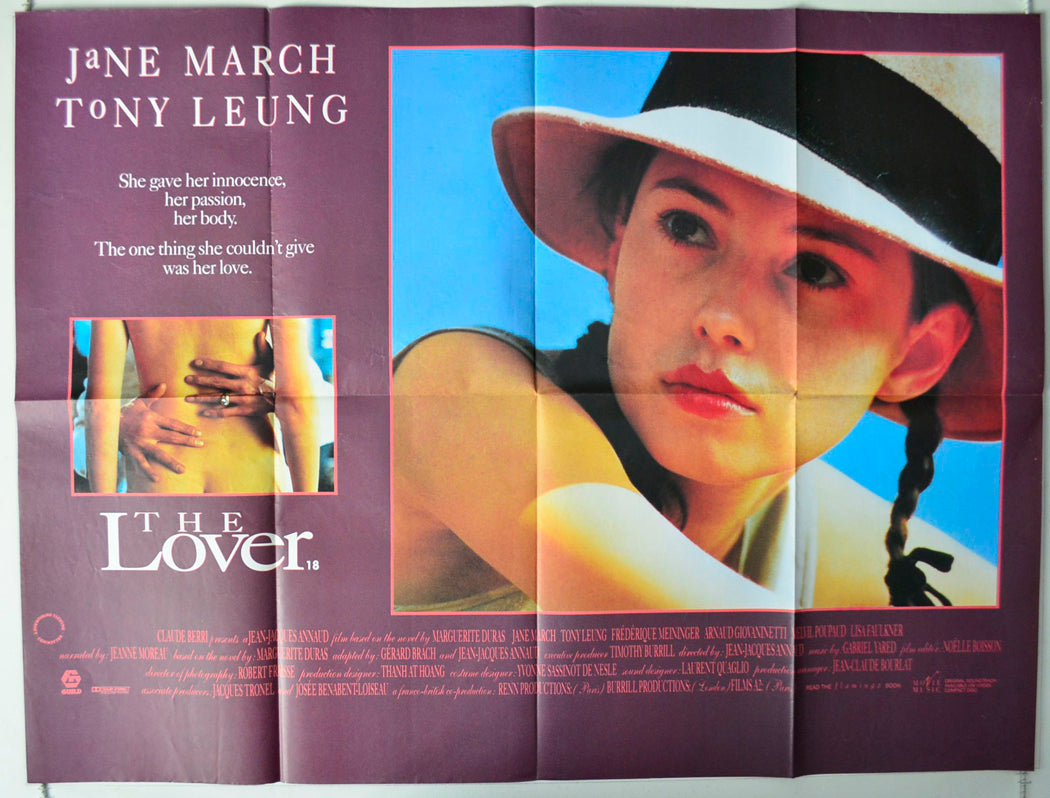 The Lover  (a.k.a. L'amant)   Original British Quad Poster - Movie Poster