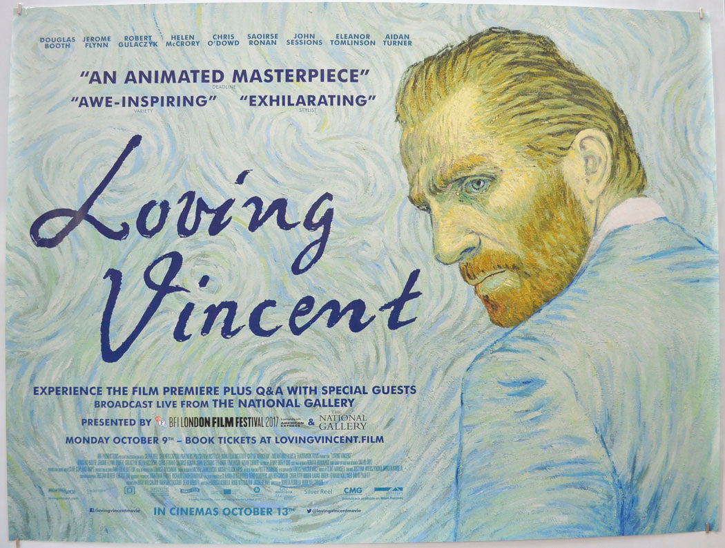 Loving Vincent Original Quad Poster - Film Poster - Movie Poster