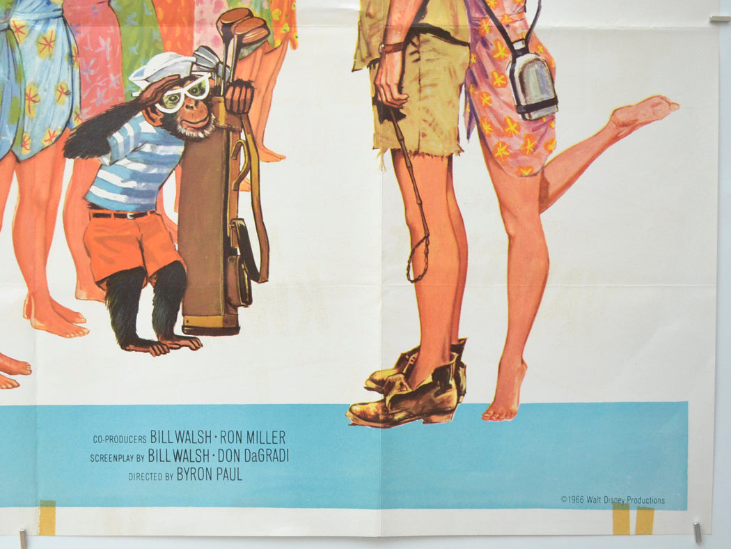 LT. ROBIN CRUSOE (Bottom Right) Cinema Quad Movie Poster 