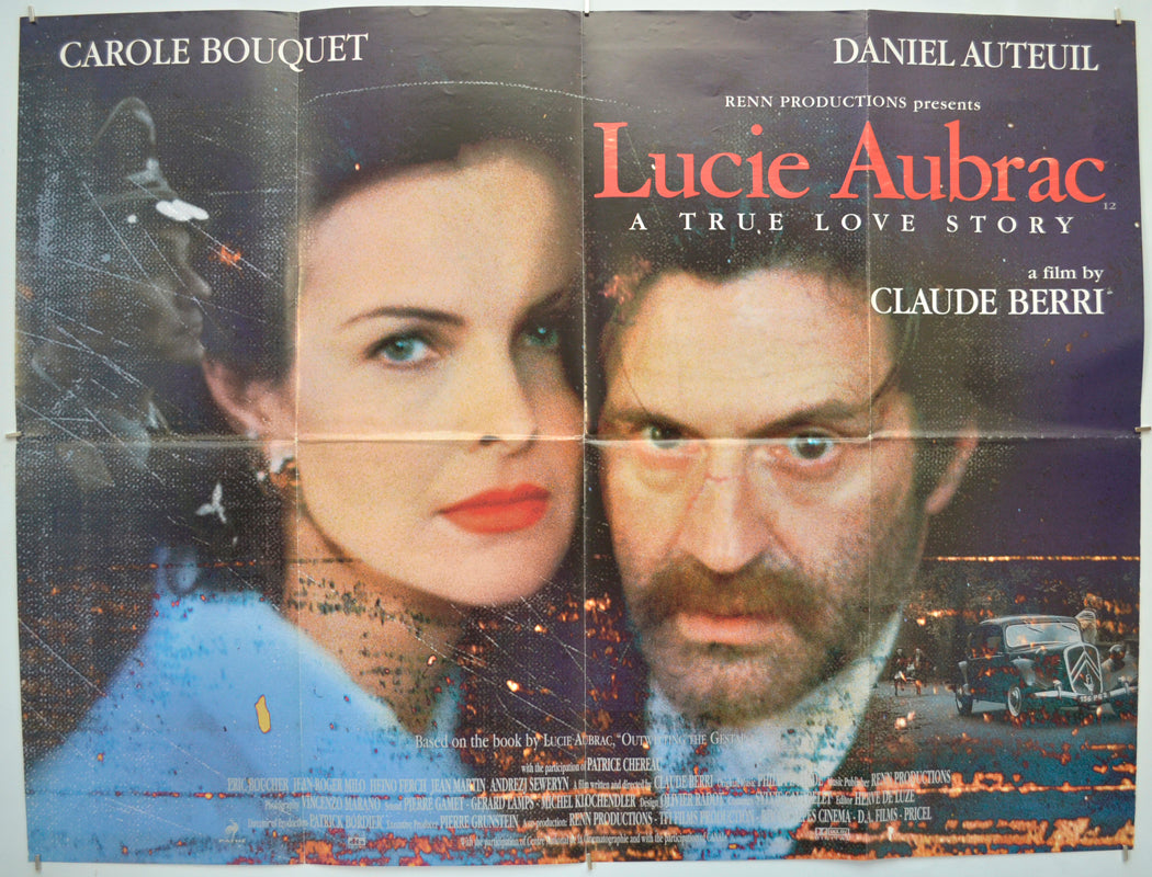 Lucie Aubrac Original Quad Poster - Film Poster - Movie Poster