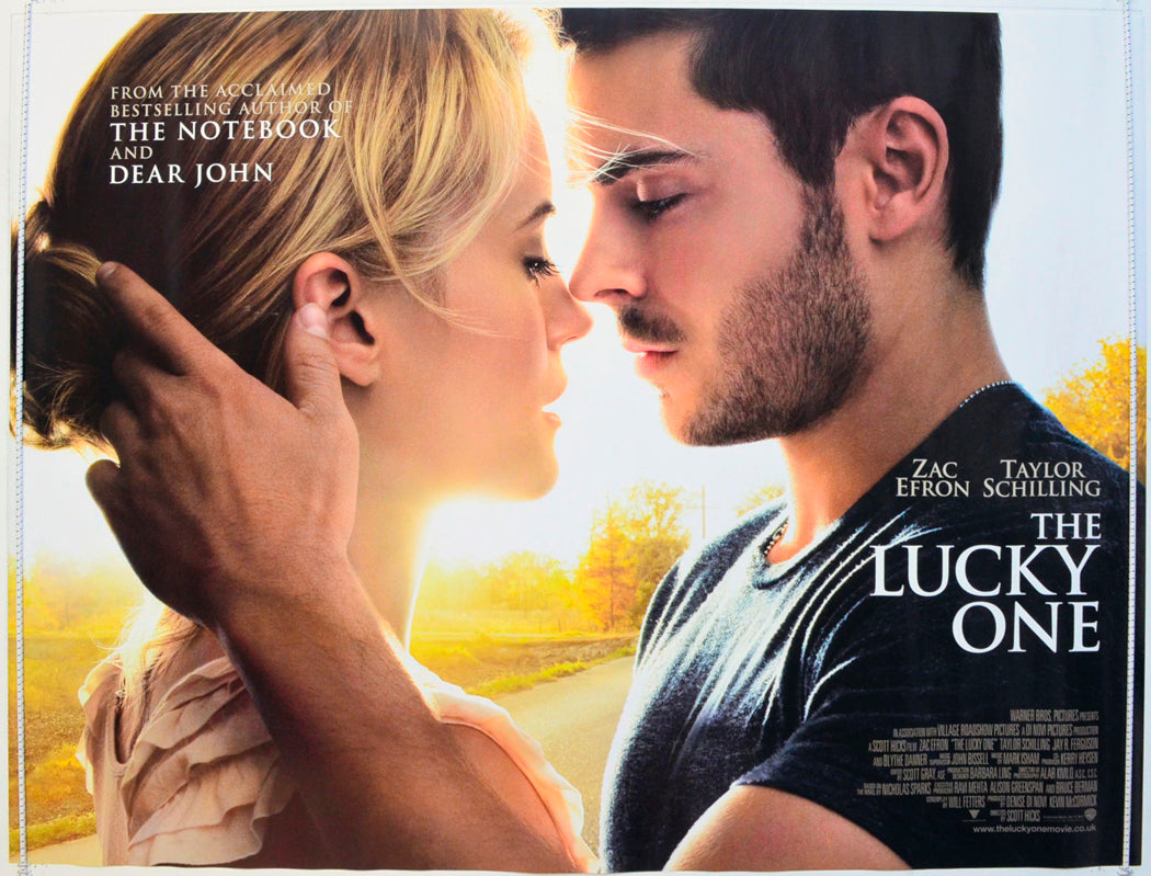 The Lucky One Original British Quad Poster - Film Poster - Movie Poster 