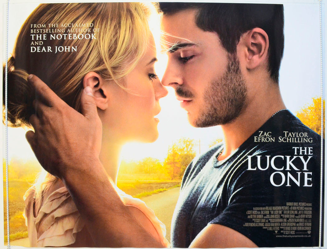 The Lucky One Original British Quad Poster - Film Poster - Movie Poster 