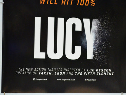 Lucy (Bottom Left) Cinema Quad Movie Poster 