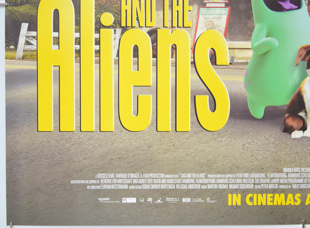 LUIS AND THE ALIENS (Bottom Left) Cinema Quad Movie Poster 