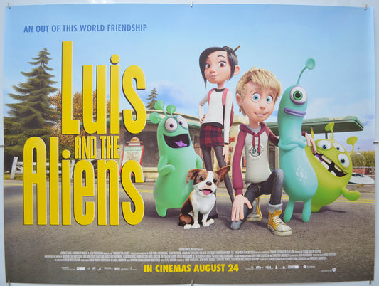 Luis And The Aliens  - Original Quad Poster - Film Poster - Movie Poster