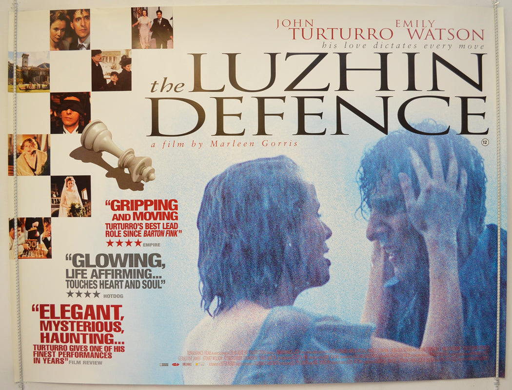 The Luzhin Defence  Original Quad Poster - Film Poster - Movie Poster