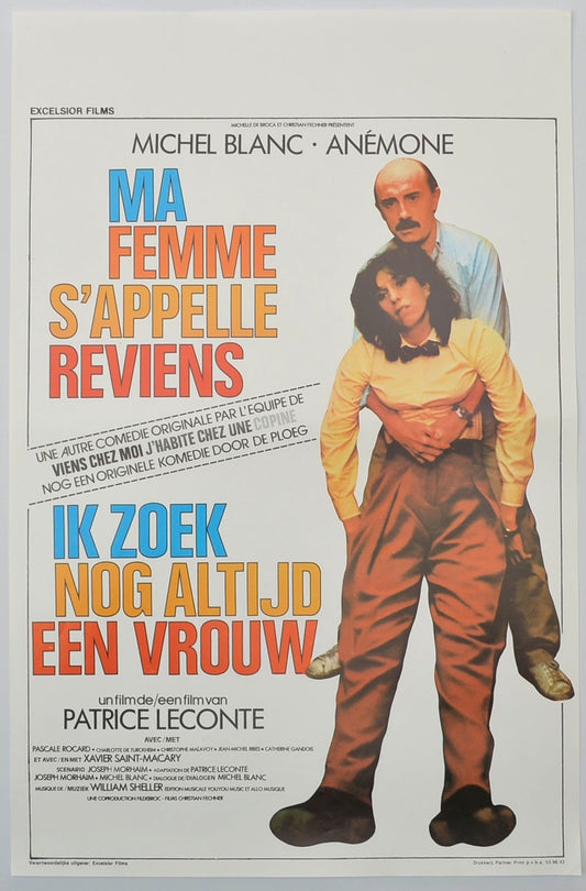 Ma Femme S'appelle Reviens Original Belgian Poster - Film Poster - Movie Poster