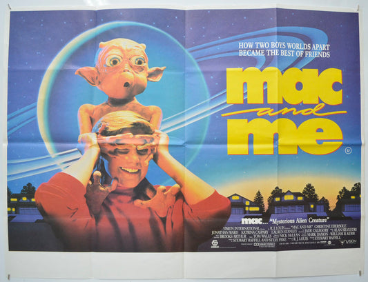 Mac And Me  Original Quad Poster - Film Poster - Movie Poster