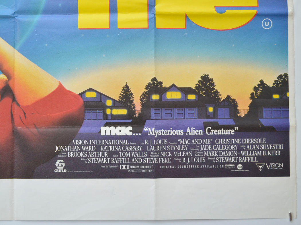 MAC AND ME (Bottom Right) Cinema Quad Movie Poster 